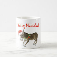 Christmas Burro Feliz Navidad Customisable