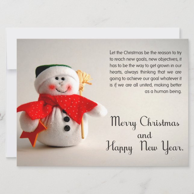 Christmas Business Card (Front)