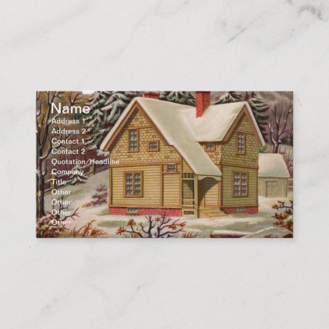 Christmas Business Card (Front)