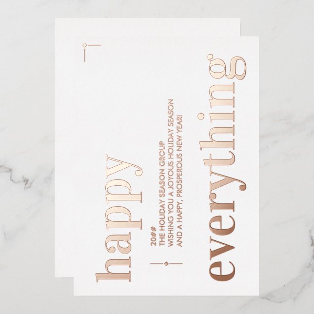Christmas Business Happy Everything Corporate (Front/Back)
