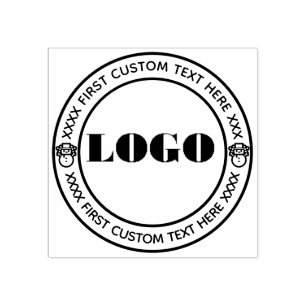 Christmas business logo template slogan website rubber stamp