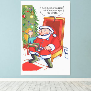 Christmas Business Partners canvas print