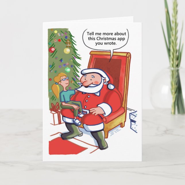 Christmas Business Partners greeting card (Front)