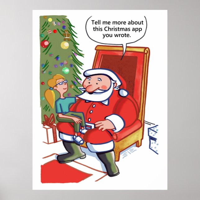 Christmas Business Partners matte poster (Front)