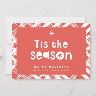 CHRISTMAS BUSINESS THANKS cute tis the season Invitation