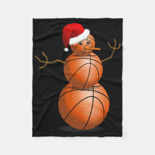 Christmas Bysketbyll - Bysketbyll Snowman Fleece Blanket