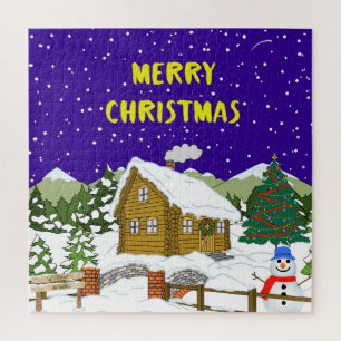 Christmas Cabin Jigsaw Puzzle