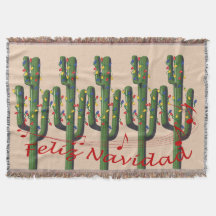 Christmas Cactus Feliz Navidad