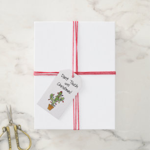 "Christmas Cactus" Gift Tags
