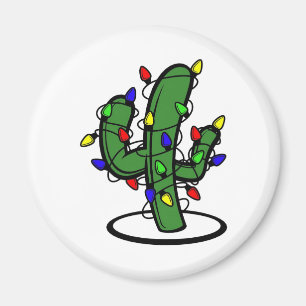 Christmas Cactus Magnet