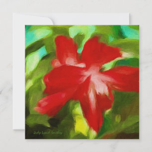 Christmas Cactus Note Card