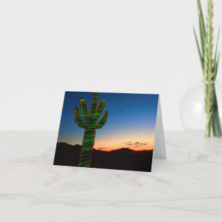 Christmas Cactus Note Card