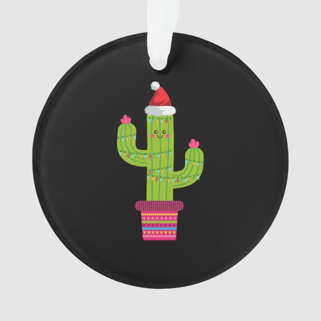 Christmas Cactus Ornament (Front)