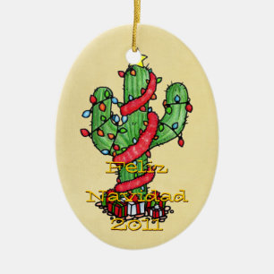 Christmas Cactus Ornament
