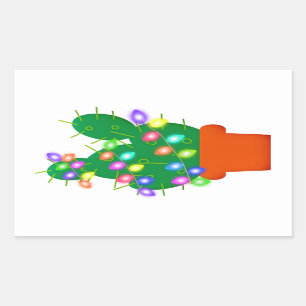 Christmas Cactus Stickers