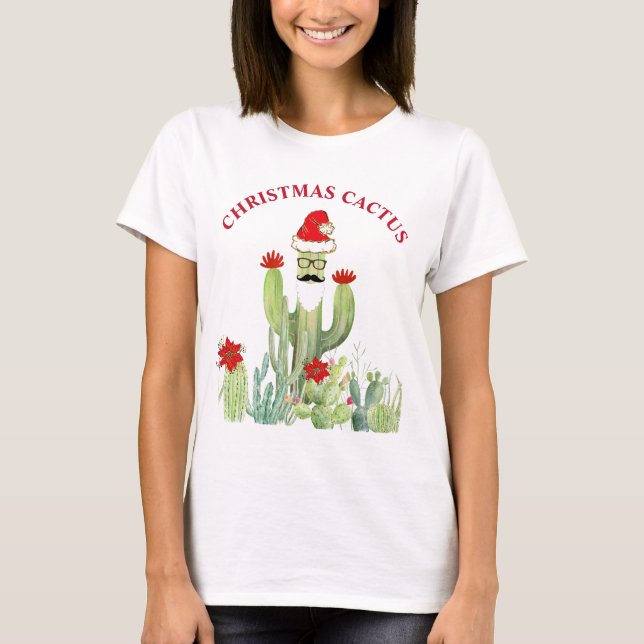 Christmas Cactus t-shirt (Front)