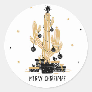 Christmas Cactus Tree Labels