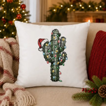 Christmas Cactus with Lights