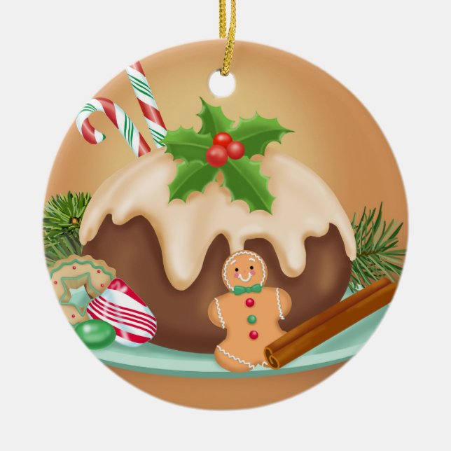 Christmas Cake Ornament (Front)