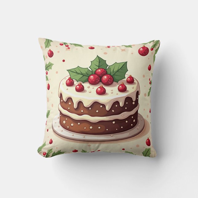 christmas cake pillow cushion (Front)