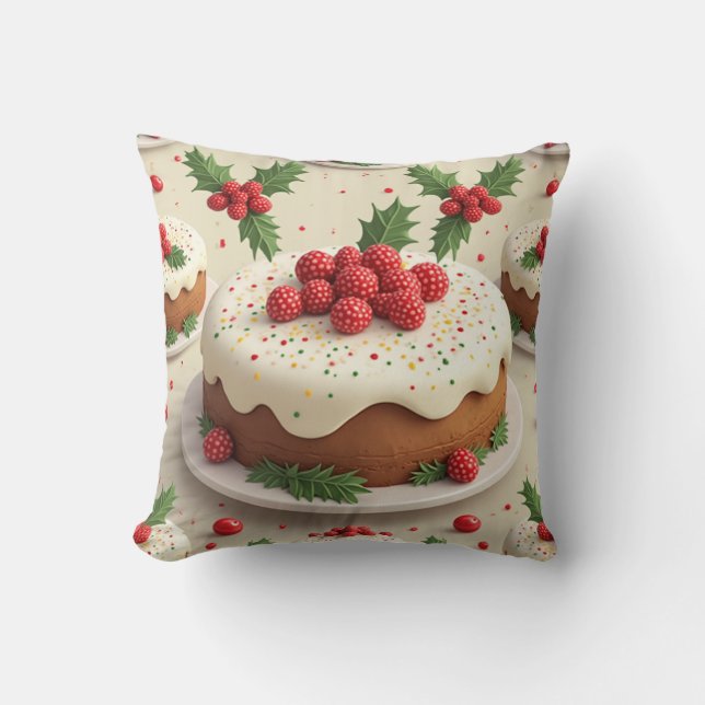 christmas cake pillow cushion (Front)