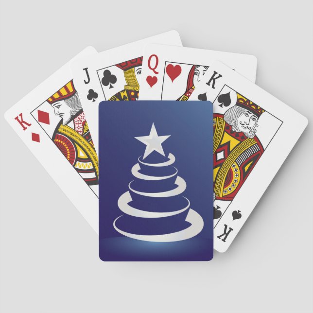 Christmas cake playing cards (Back)
