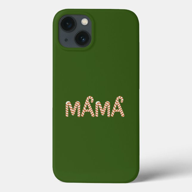 Christmas Cake Tree Mama Mum Sweater Funny Family Case-Mate iPhone Case (Back)