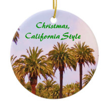 CHRISTMAS CALIFORNIA STYLE ornament