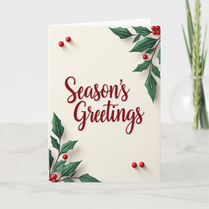 Christmas Calligraphy Card