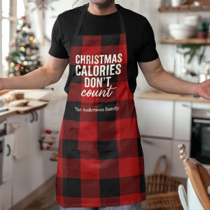 Christmas Calories Don’t Count Apron