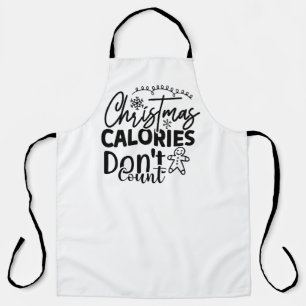 Christmas Calories Don't Count Apron
