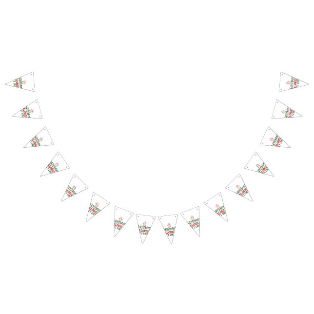 Christmas Calories Don't Count Bunting (All)