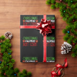 Christmas Calories Don't Count Cookies Family Wrapping Paper<br><div class="desc">Christmas Calories Don't Count Cookies Family</div>