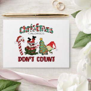 Christmas Calories Don't Count Envelope