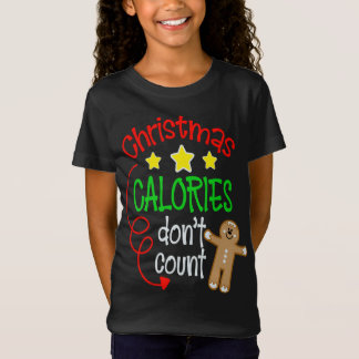 Christmas Calories Don't Count - Funny Cute Ginger T-Shirt