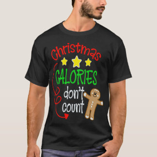 Christmas Calories Don't Count - Funny Cute Ginger T-Shirt
