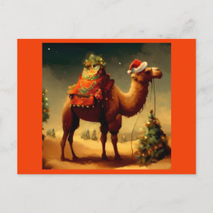 Christmas Camel 1 Holiday Postcard
