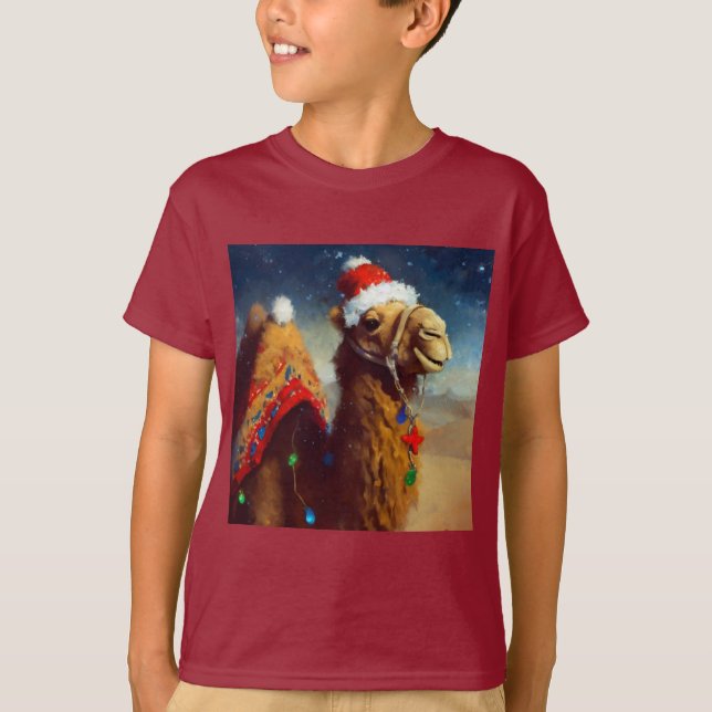 Christmas Camel 3 T-Shirt (Front)