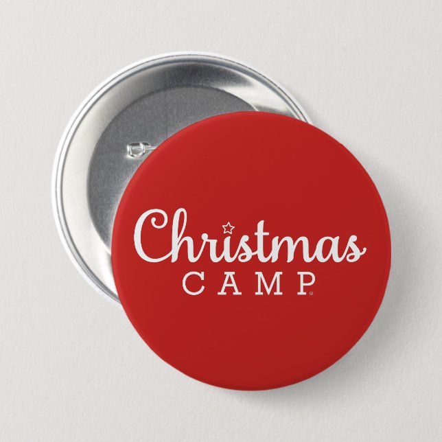 Christmas Camp Exclusive Ornament 7.5 Cm Round Badge (Front & Back)