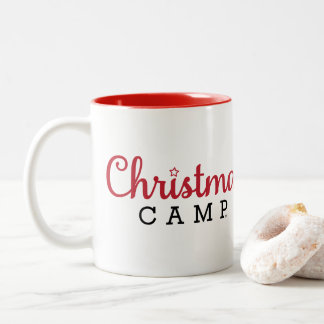 Christmas Camp Mug Red & White