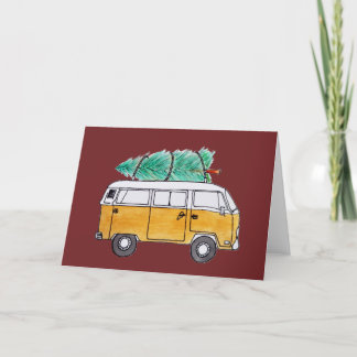 Christmas Campervan Holiday Card