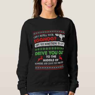 Christmas Can I Refill Your Eggnog Sweatshirt