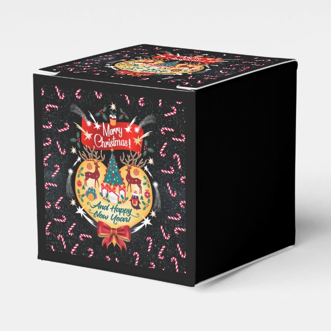 Christmas Candies Favour Box (Front Side)