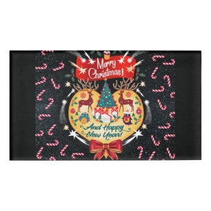 Christmas Candies Name Tag