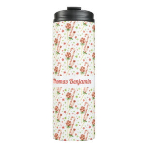 Christmas Candies Pattern Personalised Tumbler
