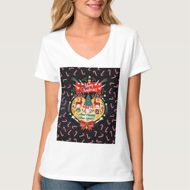 Christmas Candies T-Shirt (Front)