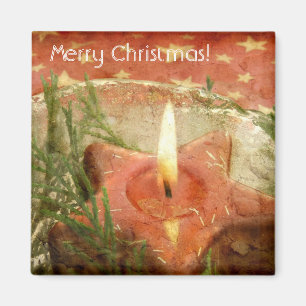 Christmas Candle Magnet