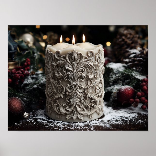 Christmas Candle Poster (Front)