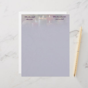 Christmas Candle Stationery