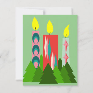 Christmas Candles  Card